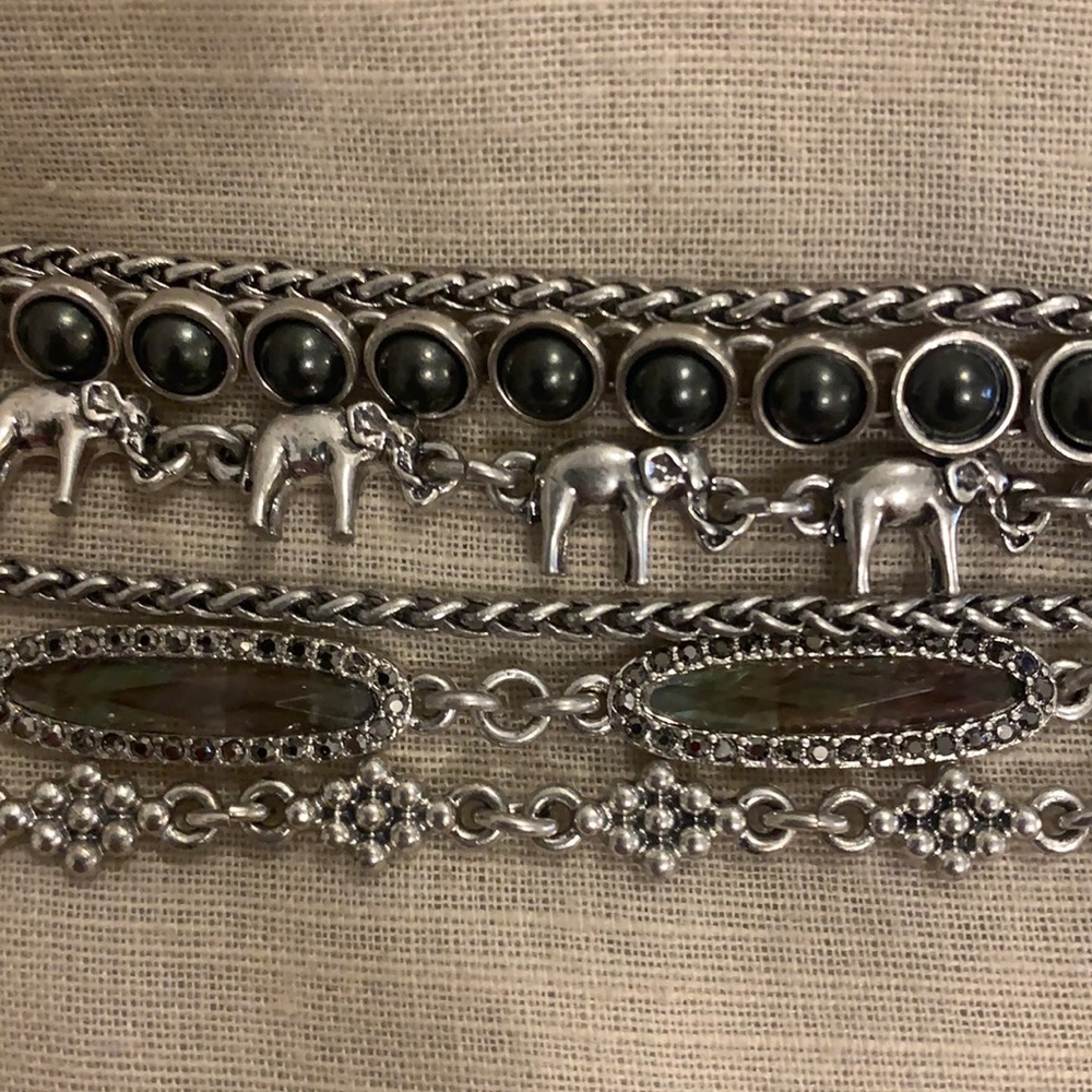 Lucky Brand Magnetic hook close 6 strand bracelet